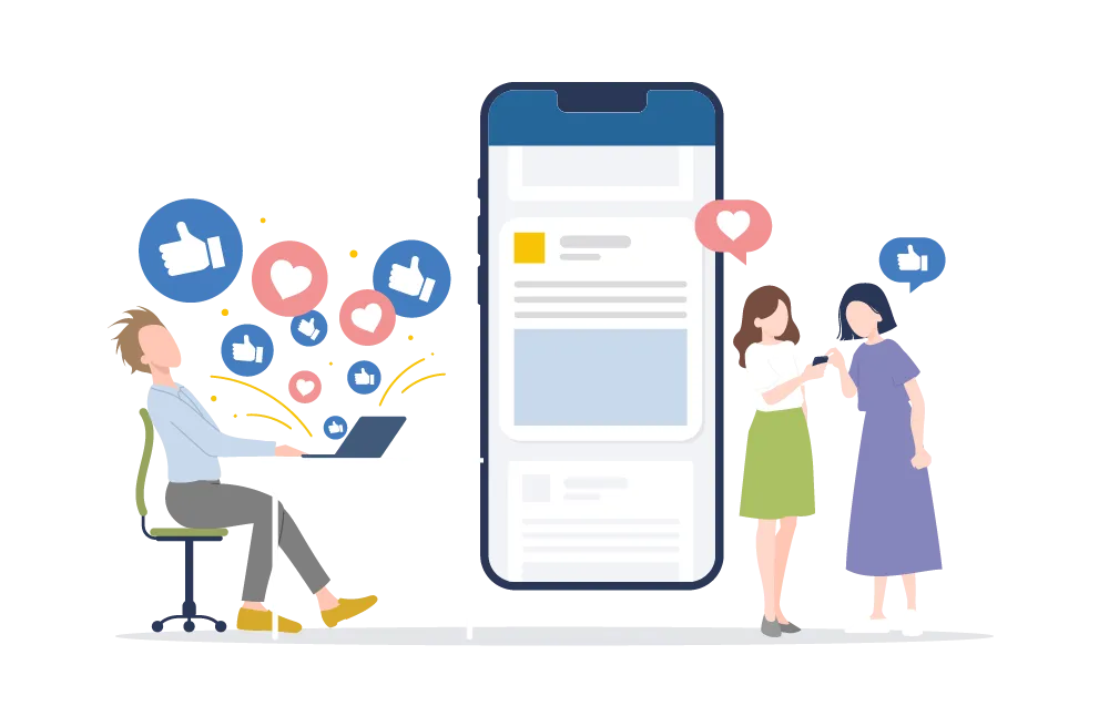 SNSのリアクション