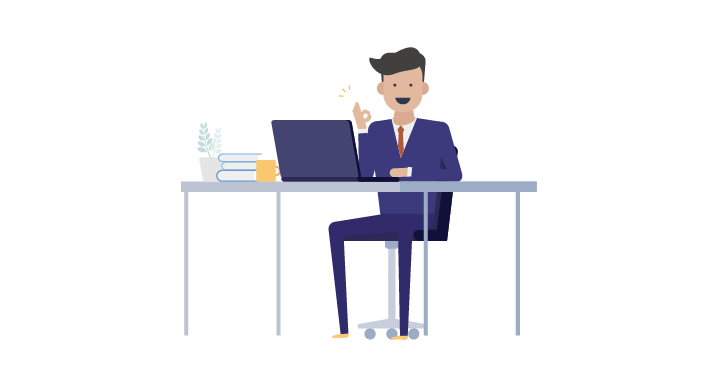 OKサインをする運用者